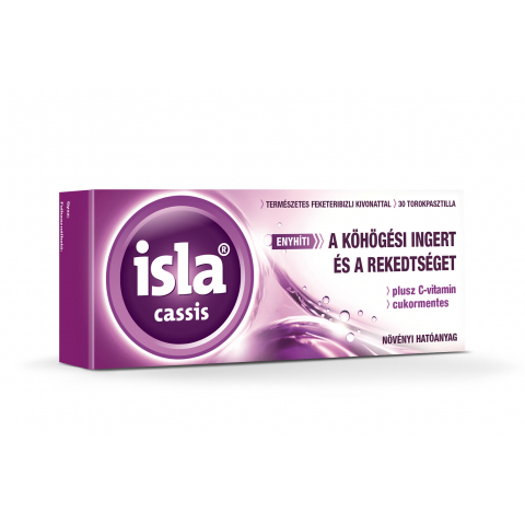 ISLA-CASSIS PLUS C szopogató tabletta 30db