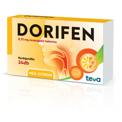 DORIFEN 8,75mg szopogató tabletta 24db