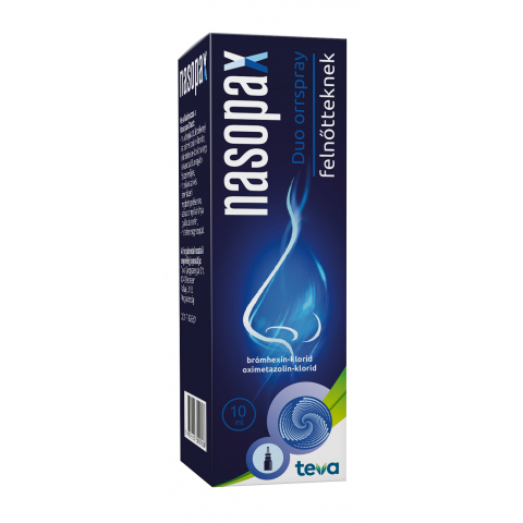 NASOPAX DUO orrspray felnőtteknek 10ml