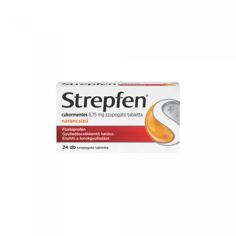 STREPFEN CUKORMENTES 8,75 mg szopogató tabletta 24db