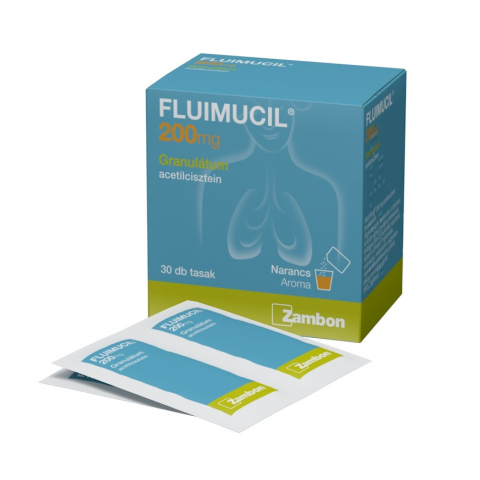 FLUIMUCIL® 200mg granulátum 30x1g tasakban