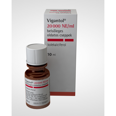 VIGANTOL 20000NE/ml belsőleges oldatos cseppek 10ml