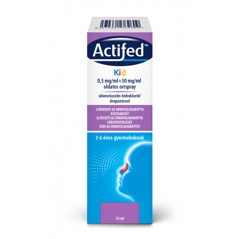 ACTIFED® KID 0,5mg/ml+50mg/ml oldatos orrspray 10ml