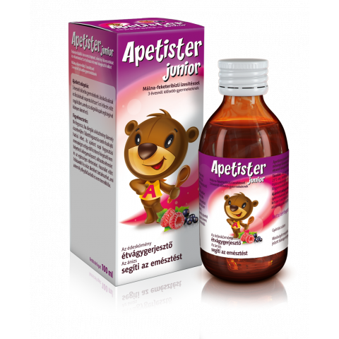 APETISTER JUNIOR málna-feketeribizli ízű oldat 100ml