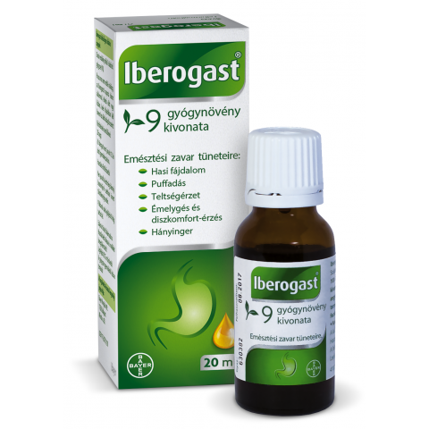 IBEROGAST belsőleges oldatos cseppek 20ml