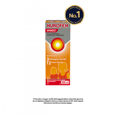 NUROFEN EPERÍZŰ 20mg/ml belsőleges szuszpenzió gyermekeknek 200ml