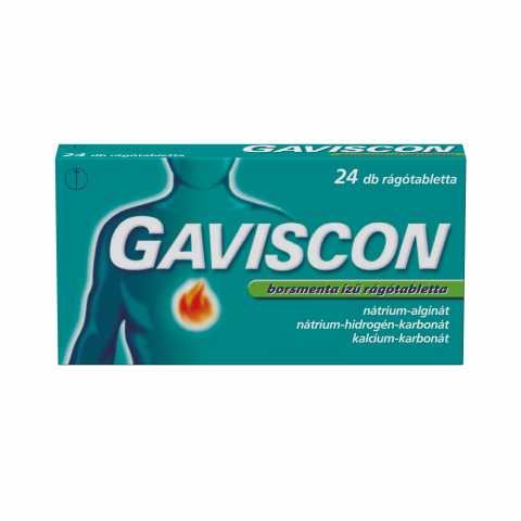 GAVISCON borsmenta ízű rágótabletta 24db