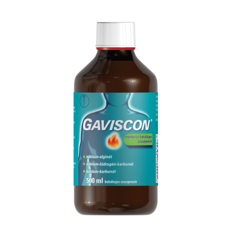 GAVISCON MENTA ízű belsőleges szuszpenzió 500ml