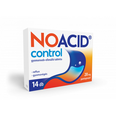 NOACID CONTROL gyomornedv-ellenálló tabletta 14db
