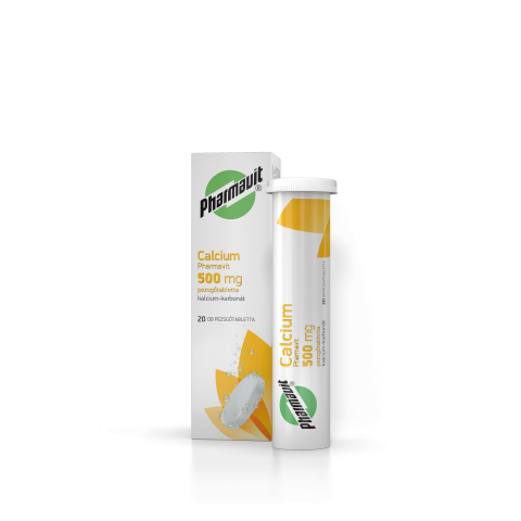 CALCIUM PHARMAVIT 500mg pezsgőtabletta 20db