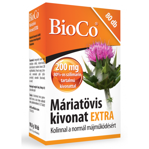 BIOCO MÁRIATÖVIS KIVONAT EXTRA filmtabletta 80db