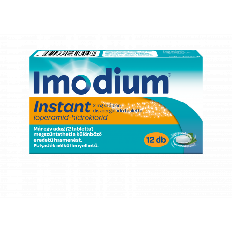 IMODIUM INSTANT 2MG SZAJBAN DISZP.TABL. 12X 