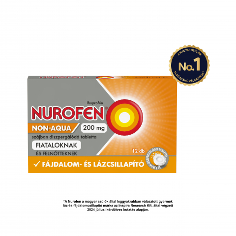 NUROFEN NON-AQUA 200mg szájban diszpergálódó tabletta 12db