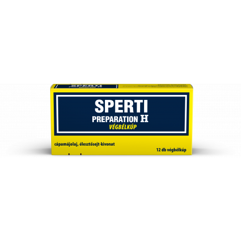 SPERTI PREPARATION H végbélkúp 12db