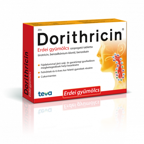 DORITHRICIN erdei gyümölcs szopogató tabletta 20db