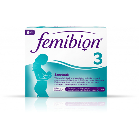 FEMIBION 3 SZOPTATÁS étrend-kiegészítő tabletta 56db + kapszula 56db - 8heti adag