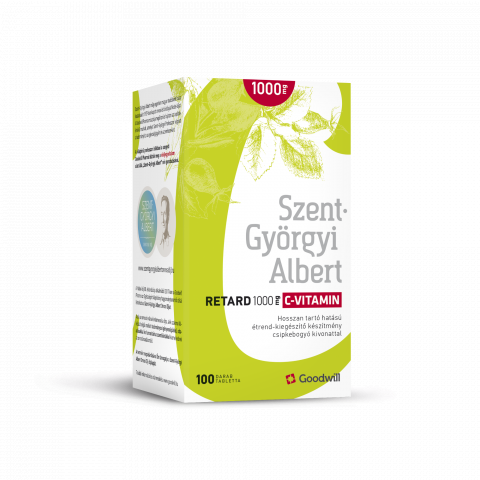 SZENT-GYÖRGYI ALBERT 1000mg RETARD C-VITAMIN tabletta 100db