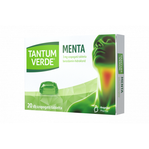 TANTUM VERDE® MENTA 3mg szopogató tabletta 20db