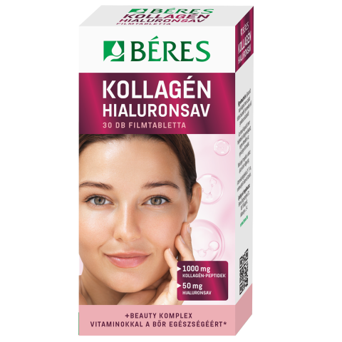 BÉRES KOLLAGÉN-HIALURONSAV filmtabletta 30db