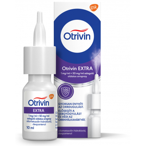 OTRIVIN EXTRA 1mg/ml + 50mg/ml adagoló oldatos orrspray 10ml