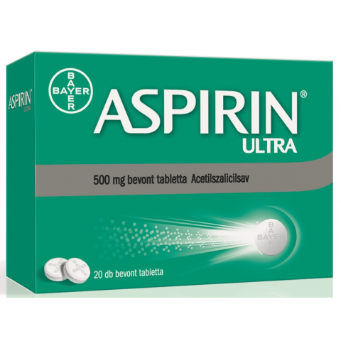 ASPIRIN® ULTRA 500mg bevont tabletta 20db