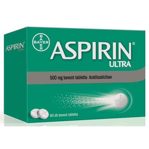 ASPIRIN® ULTRA 500mg bevont tabletta 40db