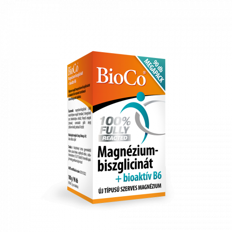 BIOCO MAGNÉZIUM-BISZGLICINÁT+BIOAKTÍV B6 tabletta 90db