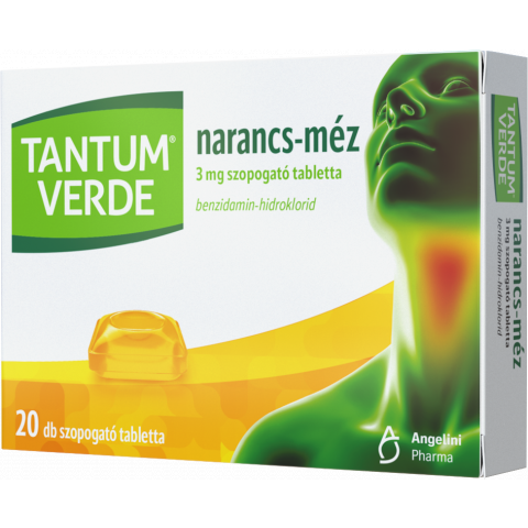 TANTUM VERDE® szopogató narancs-méz szopogató tabletta 20db