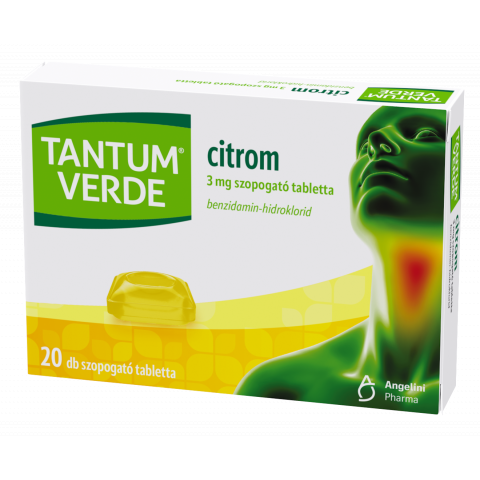 TANTUM VERDE® szopogató citrom szopogató tabletta 20db