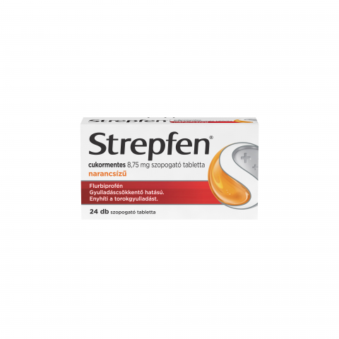 STREPFEN CUKORMENTES 8,75mg szopogató tabletta 24db