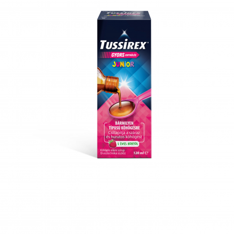 TUSSIREX JUNIOR szirup köhögésre 120ml