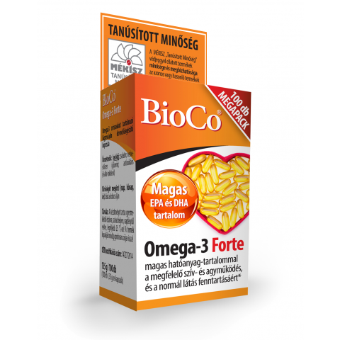 BIOCO OMEGA-3 FORTE kapszula 100db