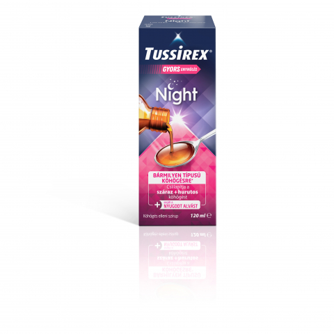 TUSSIREX NIGHT szirup köhögésre 120ml