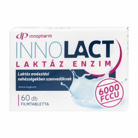 VITAPLUS INNOLACT Innolact LAKTÁZ enzim 6000 FCCU filmtabletta 60db