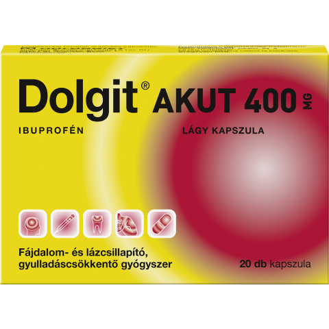 DOLGIT AKUT 400mg lágy kapszula 20db