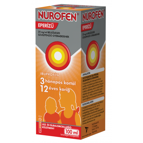 NUROFEN eper 20mg/ml belsőleges szuszpenzió gyermekeknek 100ml